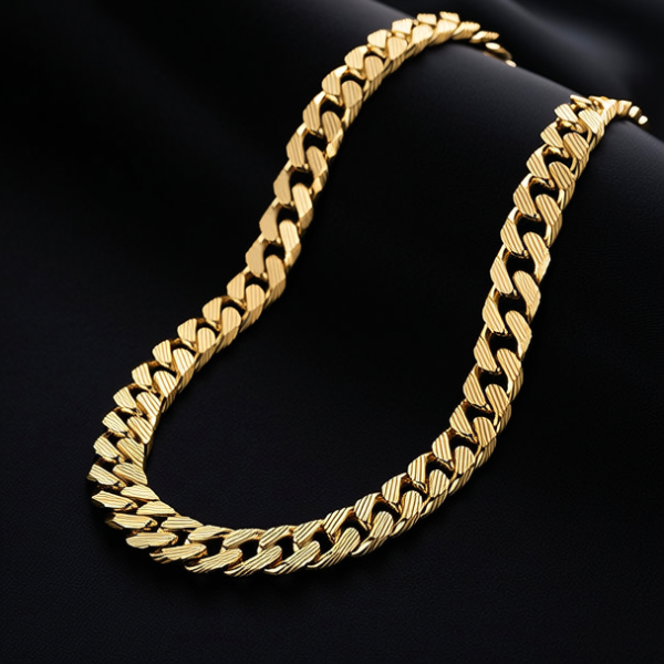 粗金项链图片