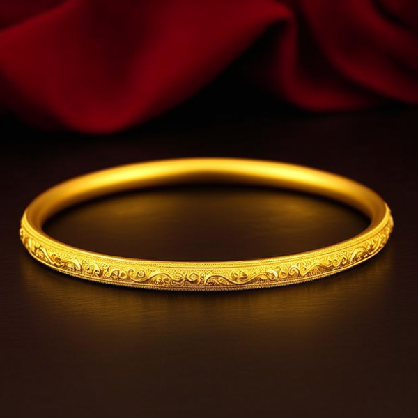 吉言金手镯图片