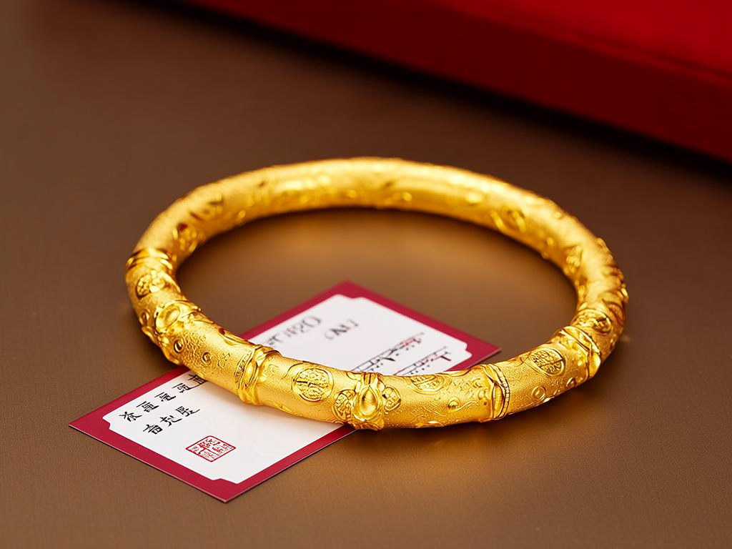 金手镯发票图片