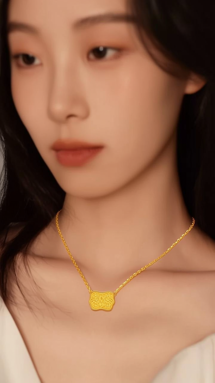 金项链图片女款