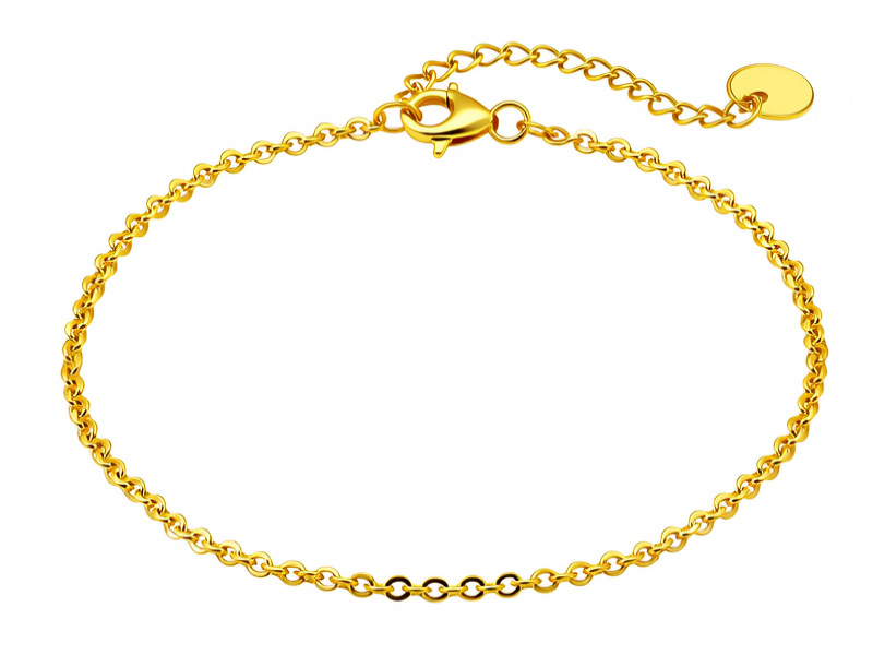 黄金细链子图片