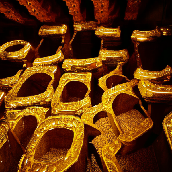 金矿矿井结构图