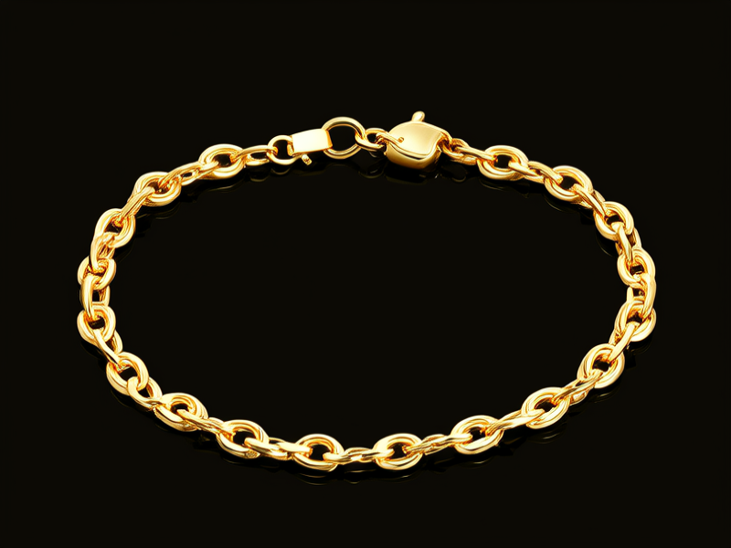 20克金手链图片
