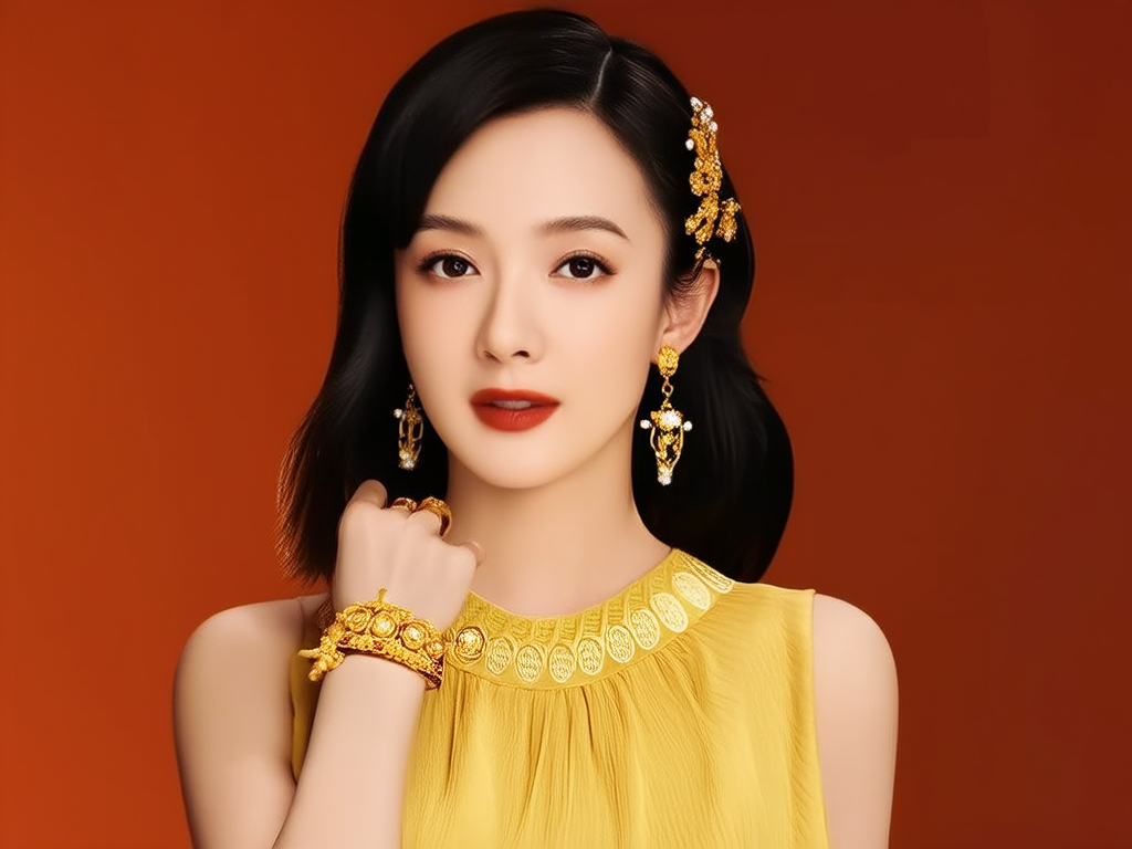 黄金首饰图片女款