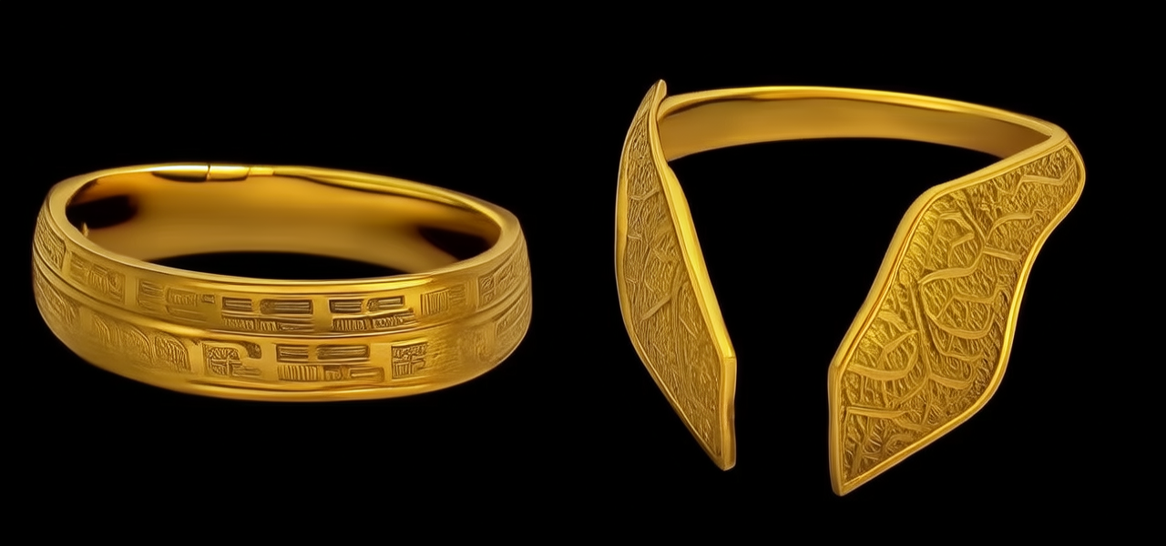 黄金首饰模具图片