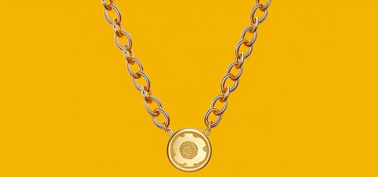 黄金饰品图片项链