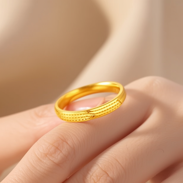 24k黄金戒指图片