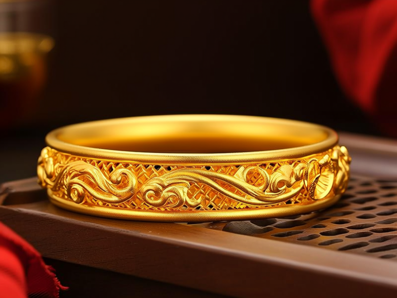古法金手镯款式图片