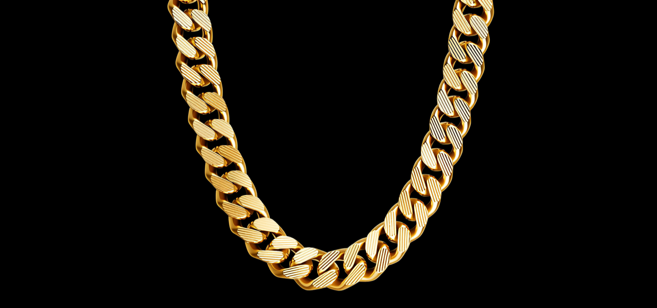 120克金链子图片