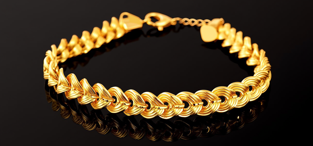 20克黄金手链图片