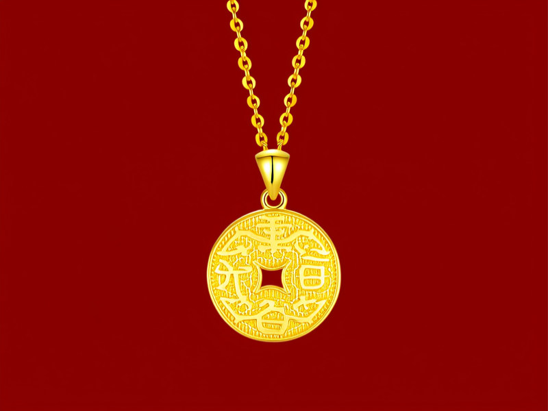 吊坠金项链图片大全