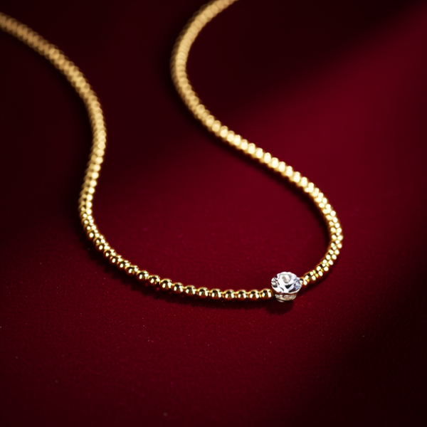 黄金520项链图片