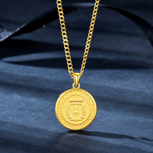 10克男士黄金项链图片