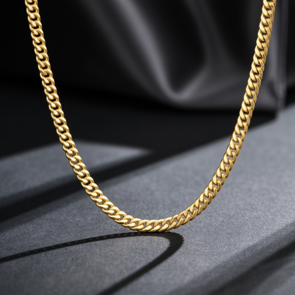 30克男士黄金项链图片