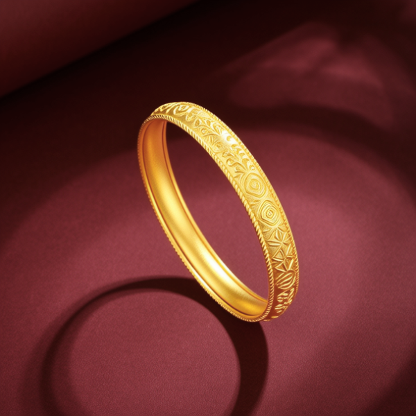 18k黄金手镯图片大全