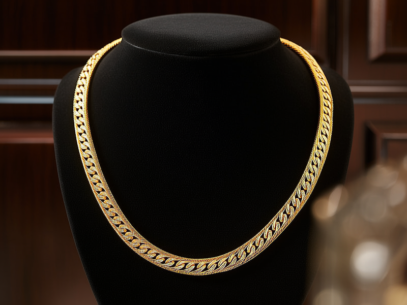 黄金100克项链图片